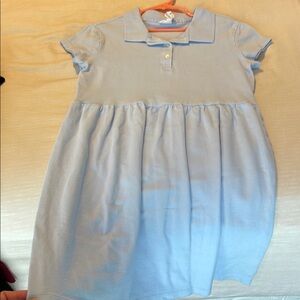 Light Blue Collared Dress